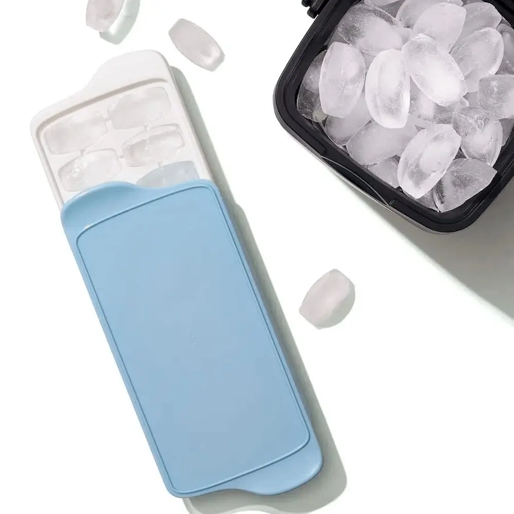 OXO Good Grips Ice Cube Tray with Lid, 1 Pack, White | Keeps Ice Fresh - view 7