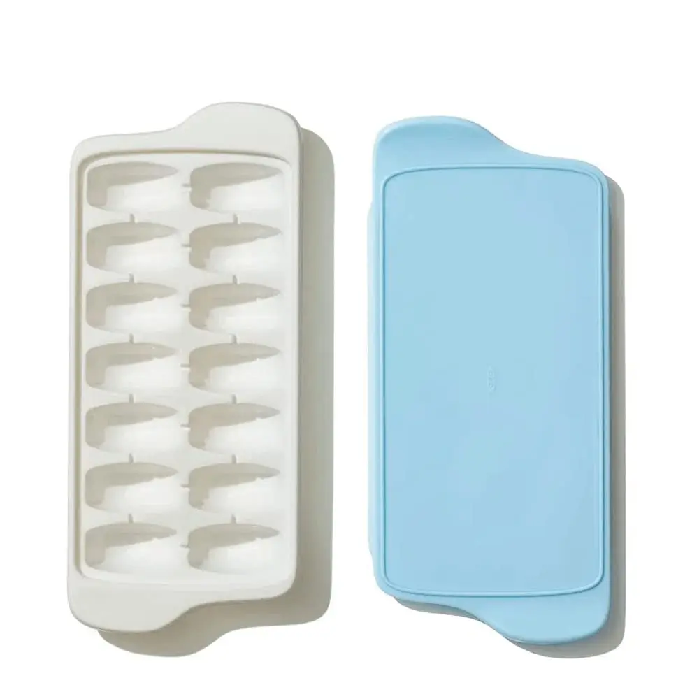 OXO Good Grips Ice Cube Tray with Lid, 1 Pack, White | Keeps Ice Fresh - view 2