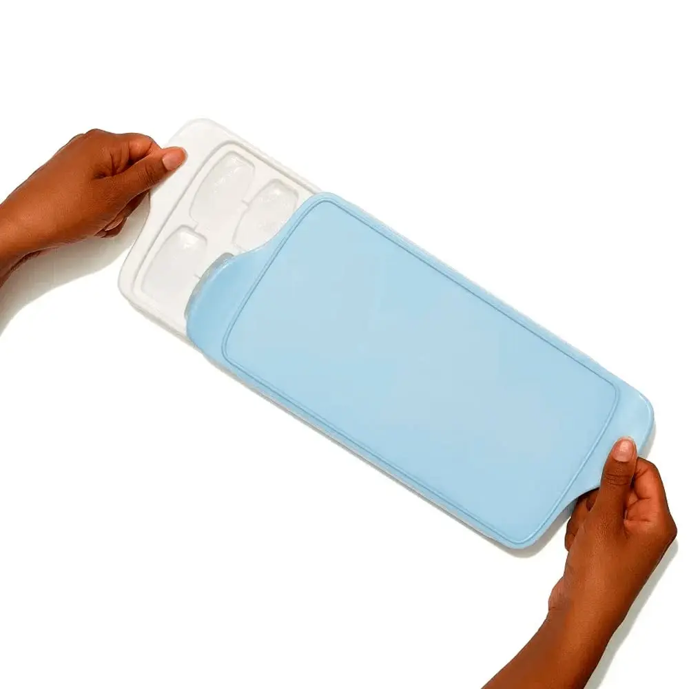 OXO Good Grips Ice Cube Tray with Lid, 1 Pack, White | Keeps Ice Fresh - view 4