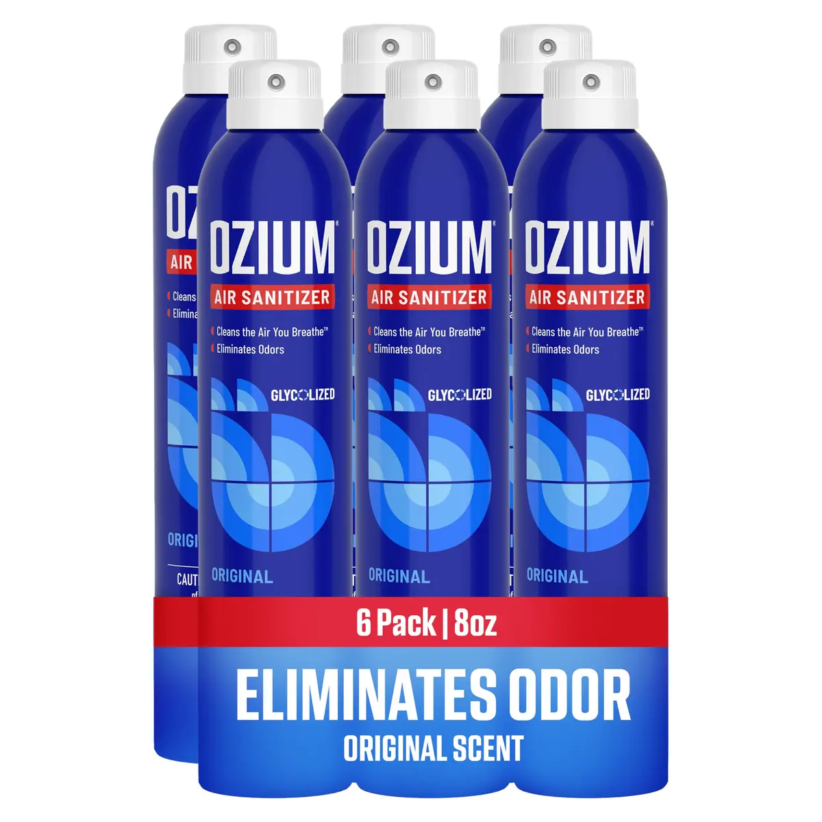 Ozium Air Sanitizer & Odor Eliminator Spray 8 Oz. | Clinically Proven Air & Germ Cleaner for Homes & Cars - main product image