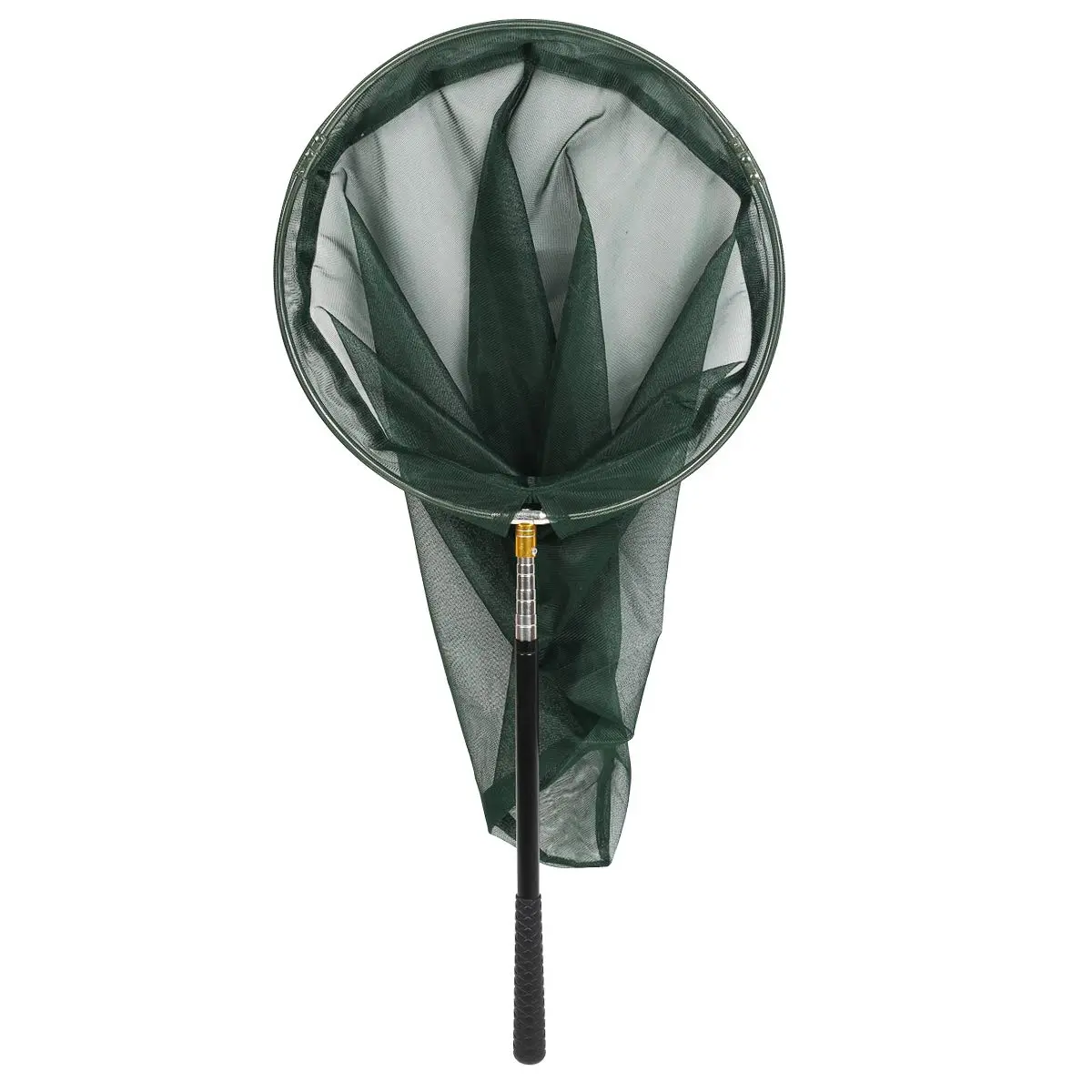 RESTCLOUD Professional Insect and Butterfly Net, 14" Ring, 59" Handle, Green | Extendable Bug Catching Tool - view 5