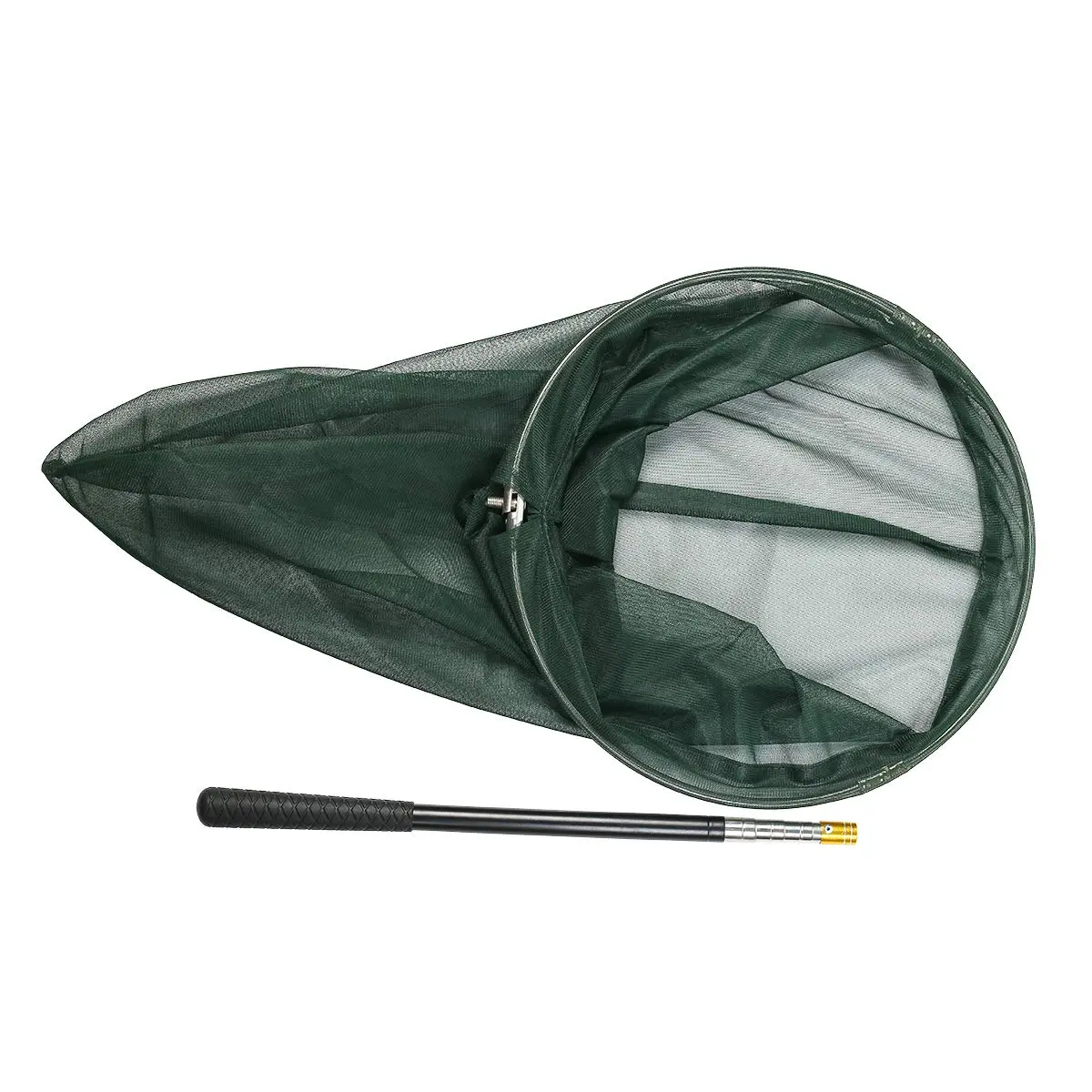 RESTCLOUD Professional Insect and Butterfly Net, 14" Ring, 59" Handle, Green | Extendable Bug Catching Tool - view 4