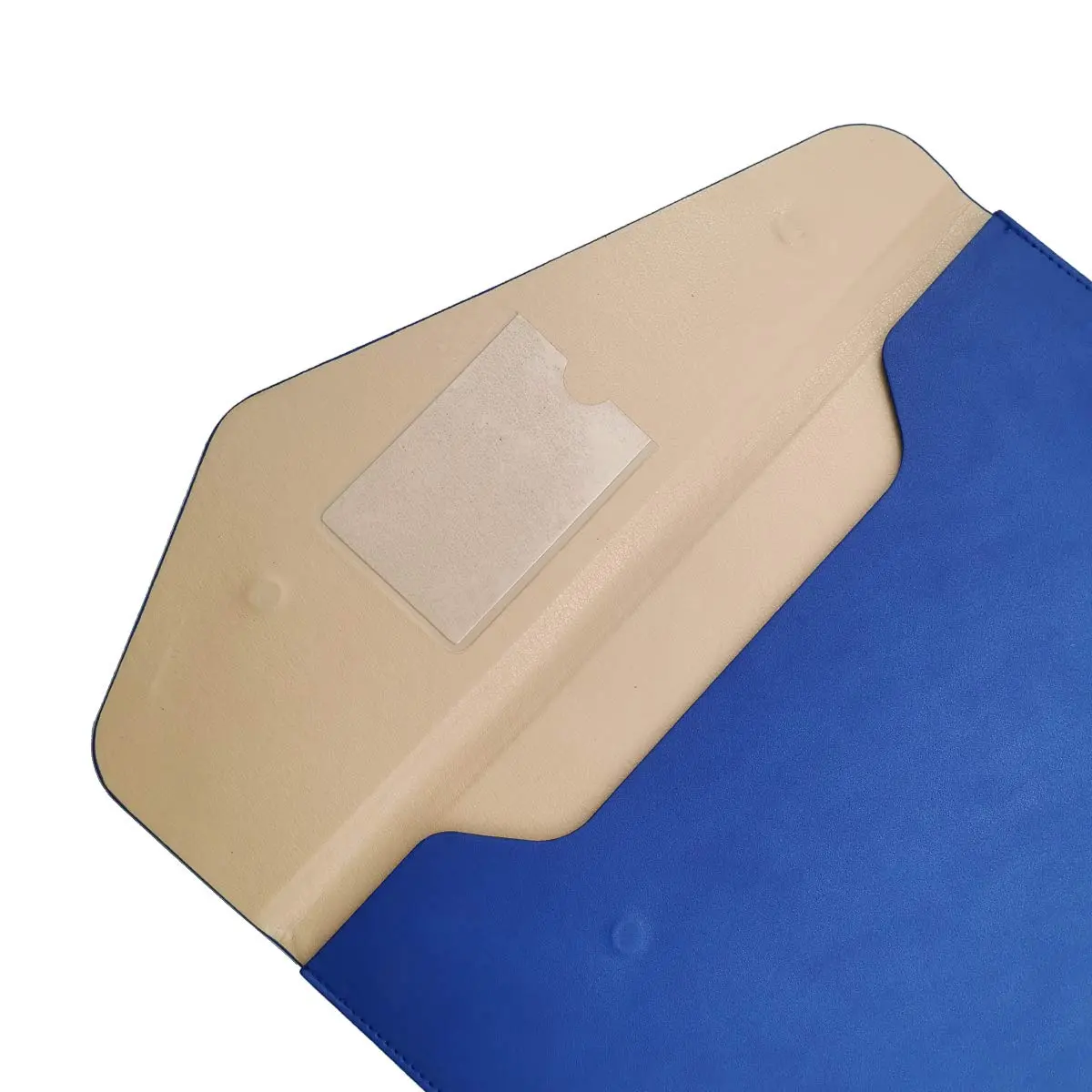 enyuwlcm PU Leather A4 File Folder Waterproof Document Holder Blue | Elegant & Large Capacity - view 5