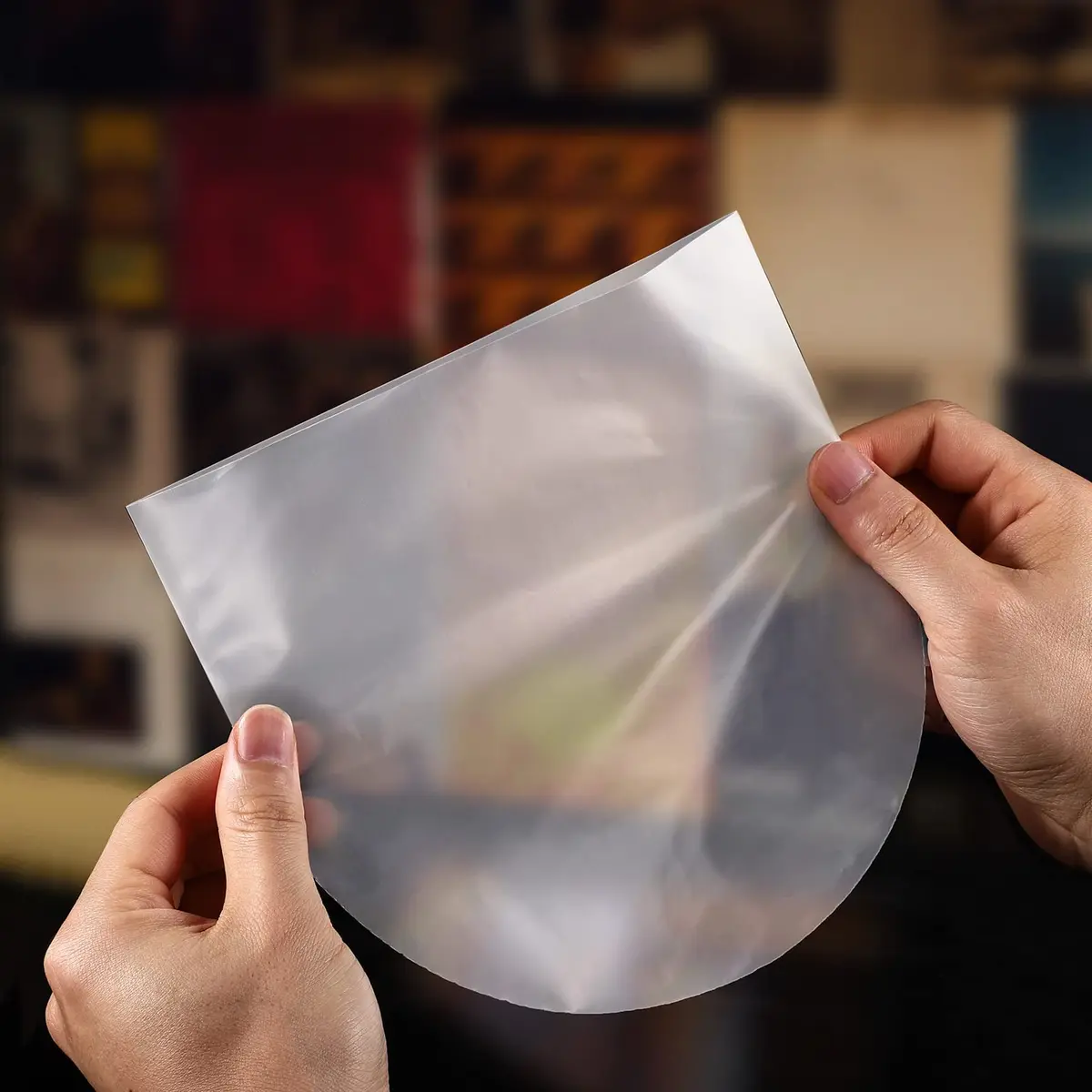Facmogu 7 Inch Vinyl Record Sleeves | Anti-Static Inner Sleeves for LPs | 100 Pack - view 3