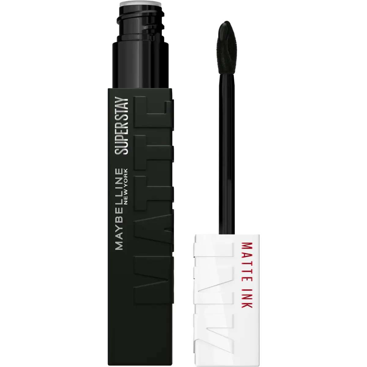 Maybelline SuperStay Matte Ink Liquid Lipstick, Thrill Seeker Black, 0.17 Fl Oz (5 ml) | Long-Lasting Matte Color - main product image