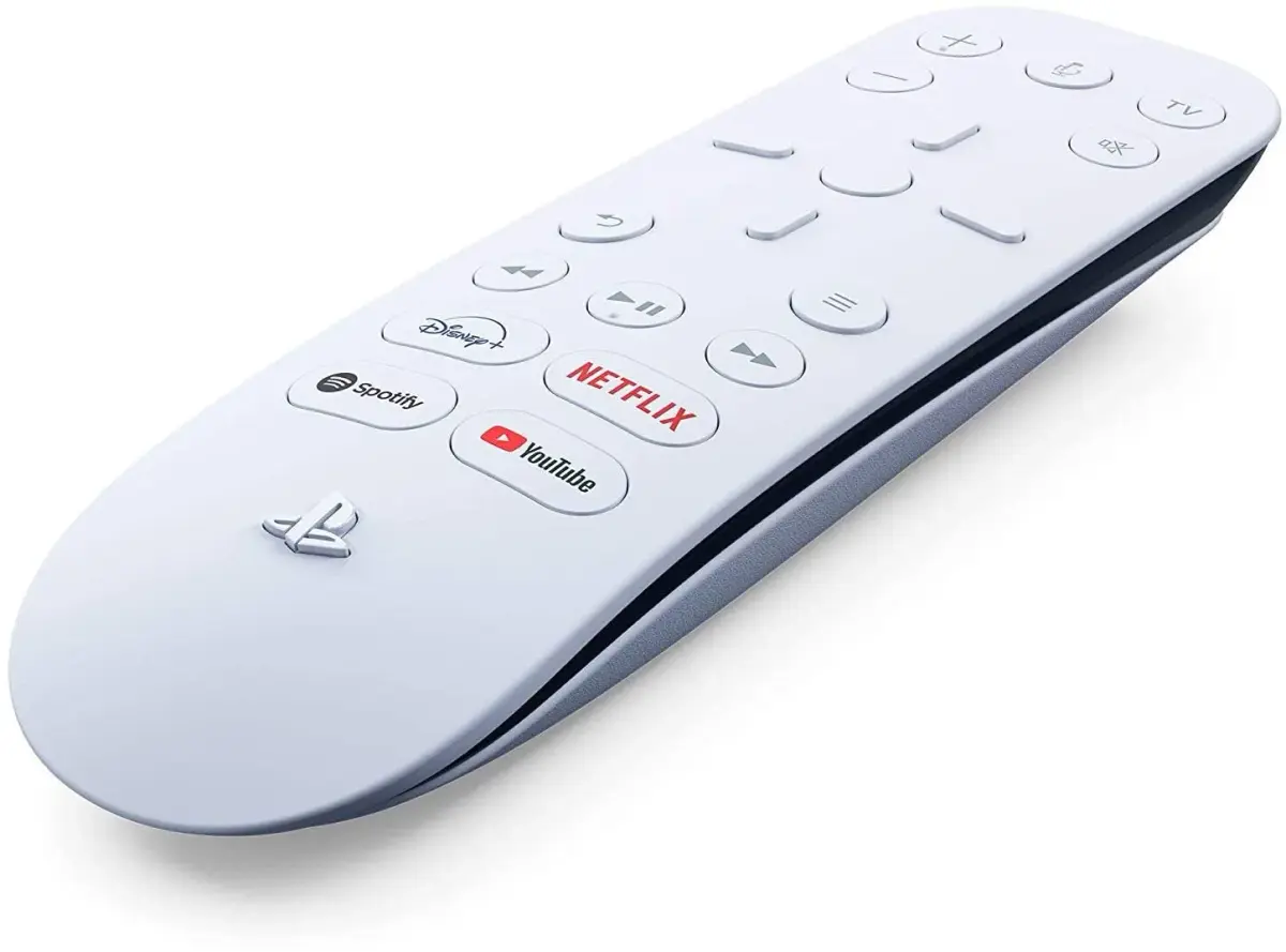 PlayStation Media Remote for PS5 Console & Compatible TVs | White - main product image