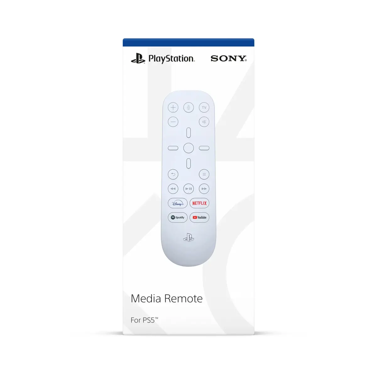 PlayStation Media Remote for PS5 Console & Compatible TVs | White - view 2