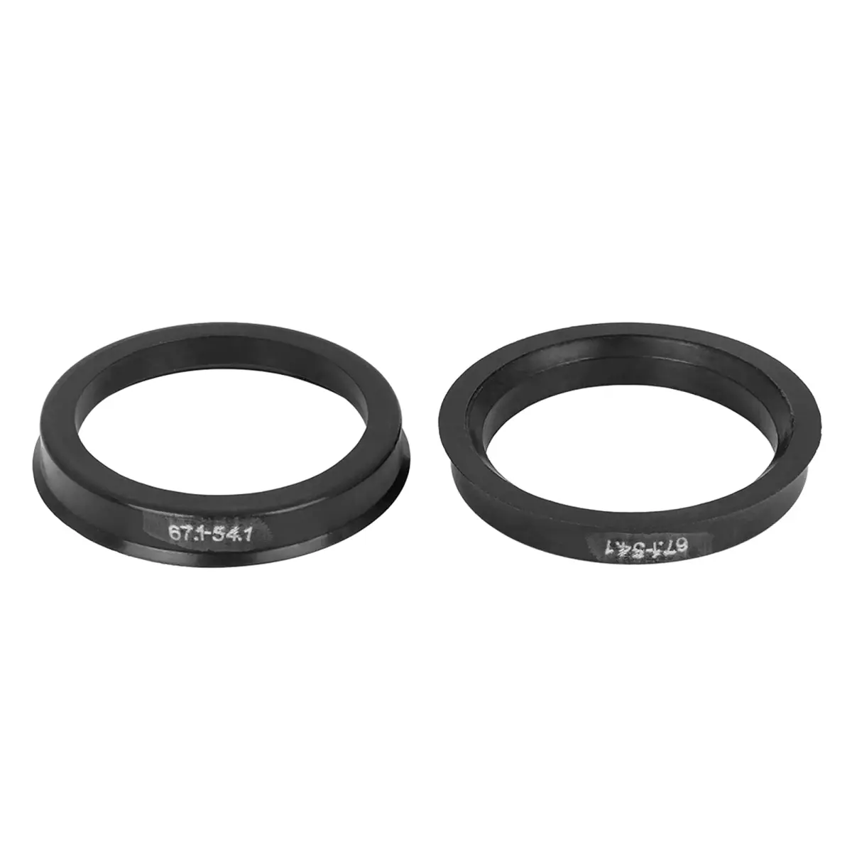 X AUTOHAUX Black Plastic Hub Centric Rings 67.1mm OD to 54.1mm ID | Eliminate Steering Wheel Vibrations - view 7