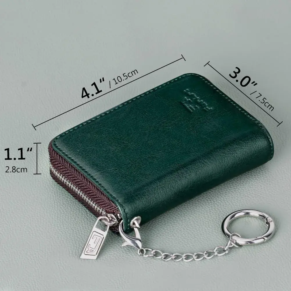 FurArt RFID Blocking Zipper Wallet for Women & Unisex Adults | 11 cm (4.3") x 8 cm (3") x 2 cm (0.9") - view 6