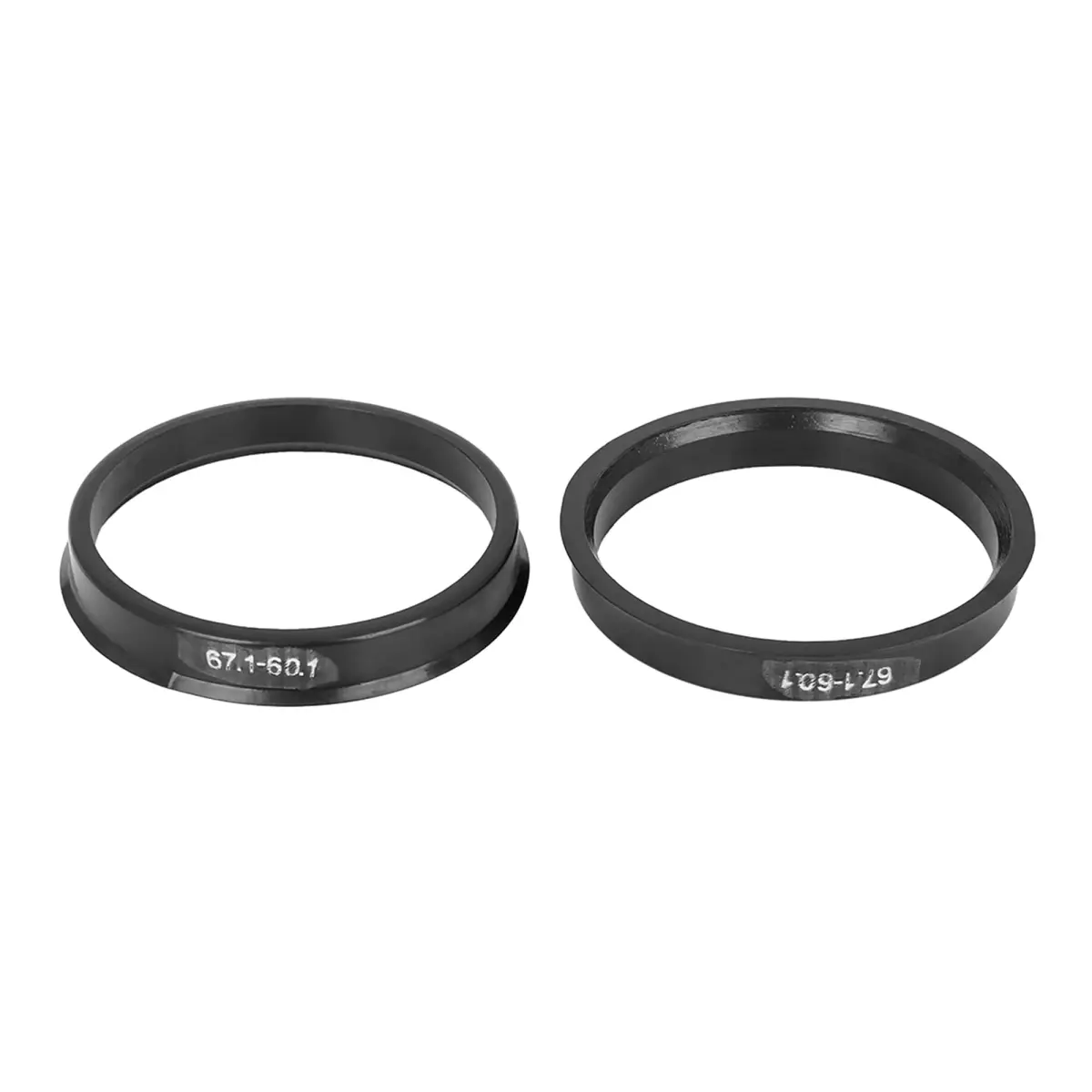 X AUTOHAUX Plastic Hub Centric Rings 67.1mm OD to 60.1mm ID | Eliminate Steering Wheel Vibrations - view 7