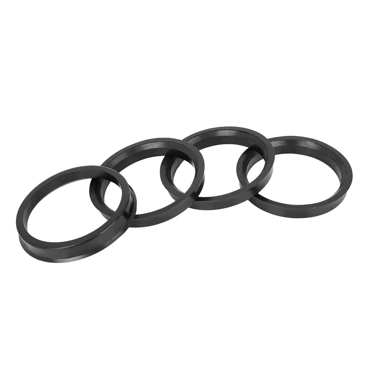 X AUTOHAUX Plastic Hub Centric Rings 67.1mm OD to 58.1mm ID, 4-Piece Set | Eliminate Steering Wheel Vibrations - main product image