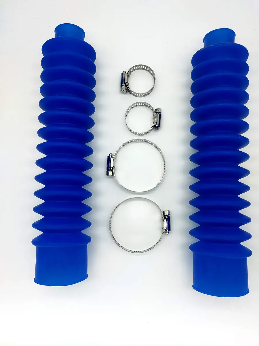 HCLLPS Universal Fork Boots for Honda ATC 200X 1983-1987 | Protects Fork Seals & Tubes - view 5