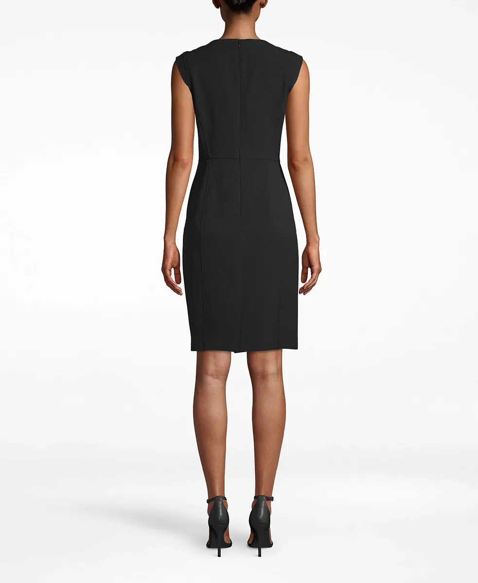 Anne Klein Women's Sleeveless Sheath Dress Anne Black | Elegant & Versatile Fit (70-120 chars) - view 2
