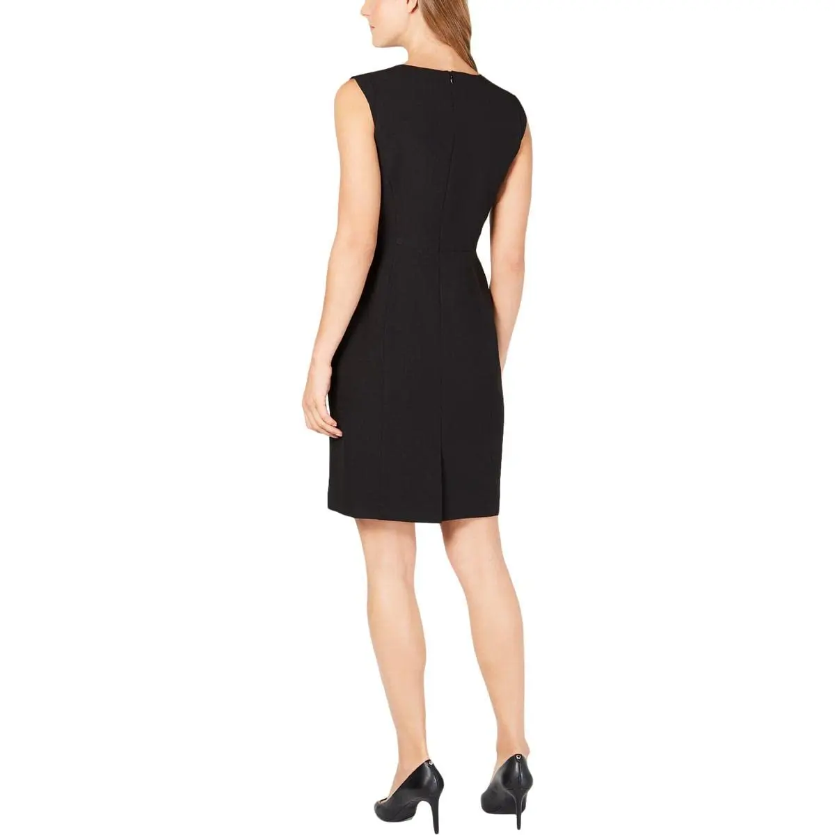 Anne Klein Women's Sleeveless Sheath Dress Anne Black | Elegant & Versatile Fit (70-120 chars) - view 3