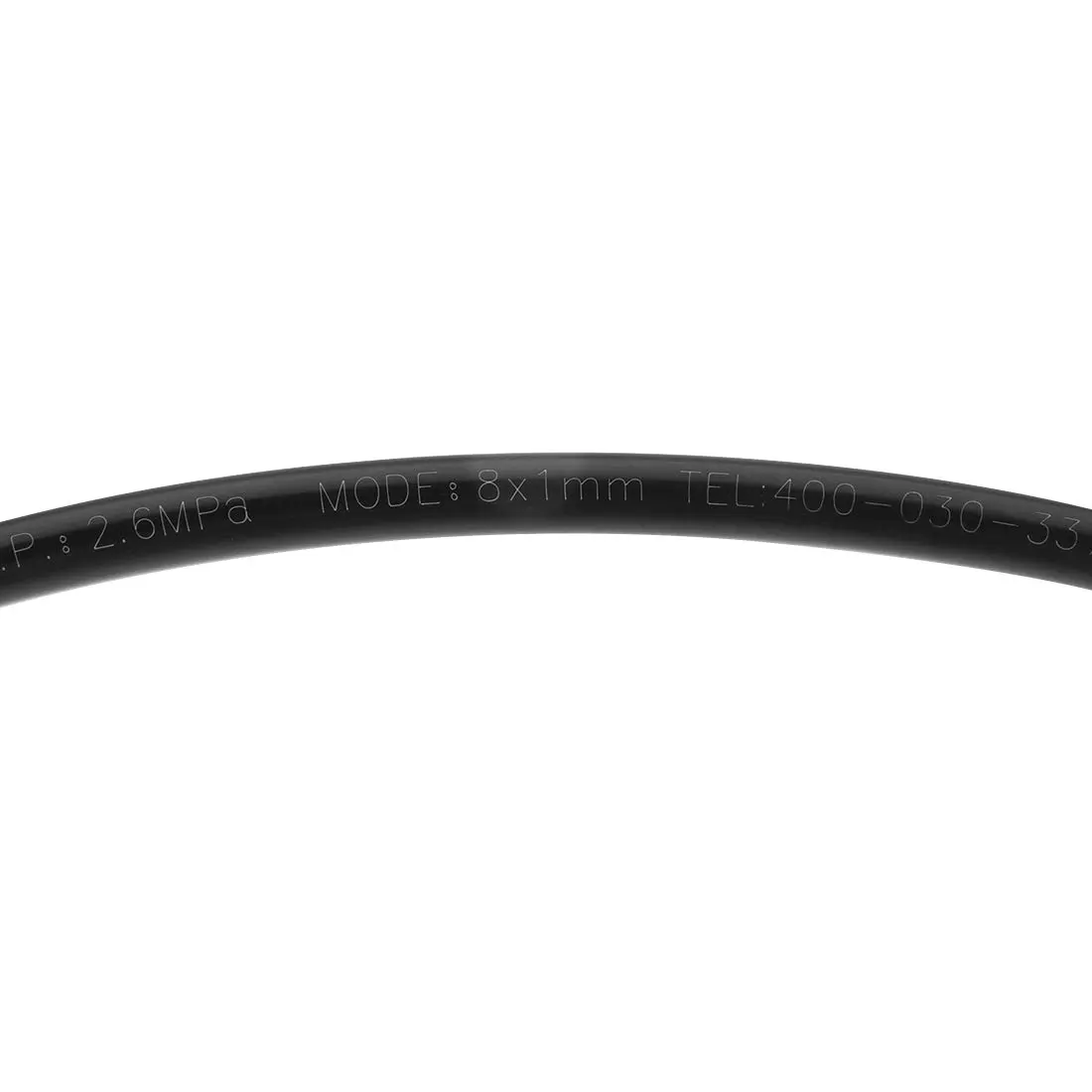 uxcell Nylon Line Hose Tube 6mm (0.23") ID x 8mm (0.31") OD 3 Meter (9.8ft) PA6 Nylon Tube Pneumatic Air Brake Tubing Black | Fluid Transfer & Air Lines - view 4