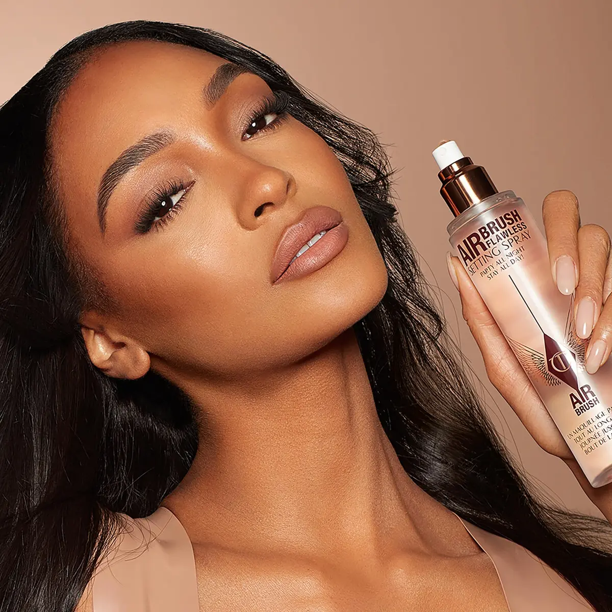 Charlotte Tilbury Airbrush Flawless Setting Spray - Hydrating & Waterproof | 3.38 Fl Oz | All-Day Makeup Lock & Hydration - view 9