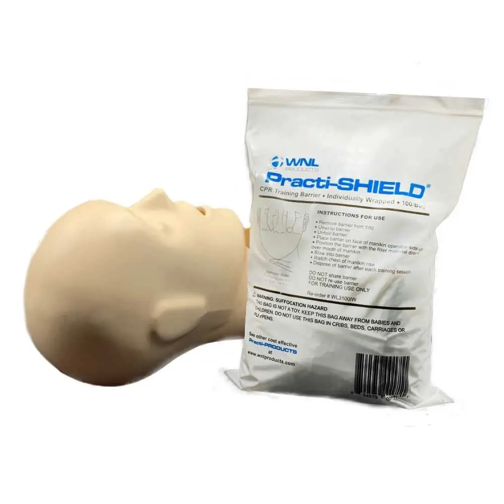 WNL Products WL3100IW CPR Manikin Shields, 100 Individually Wrapped - view 3