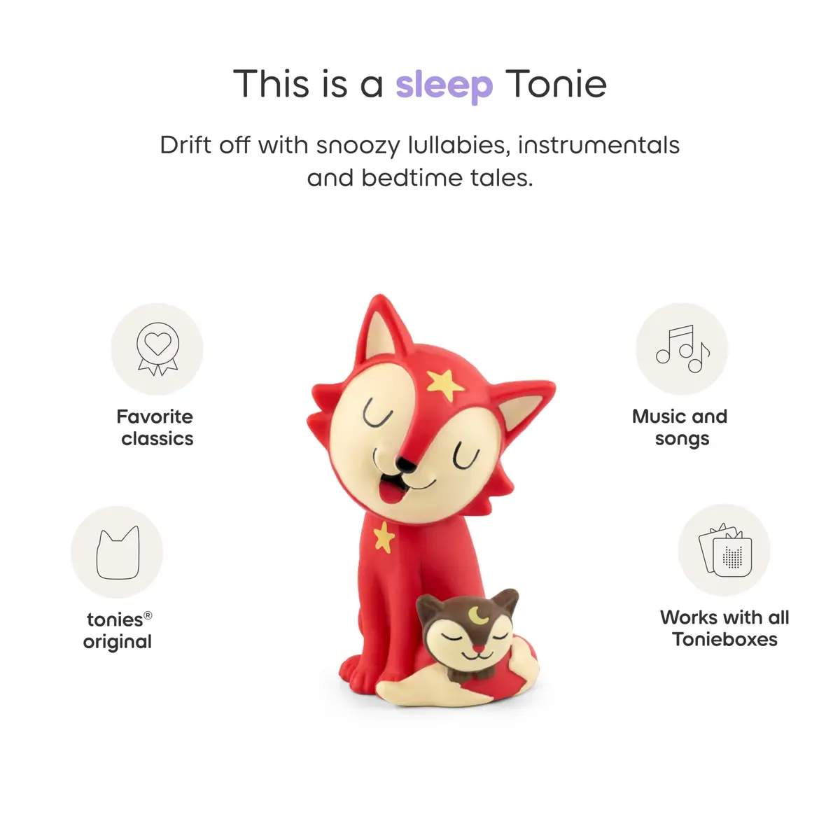 Tonies Bedtime Songs Audio Play Character | 27 Songs, 44 Min, Bedtime & Relaxation (en_US) - view 5