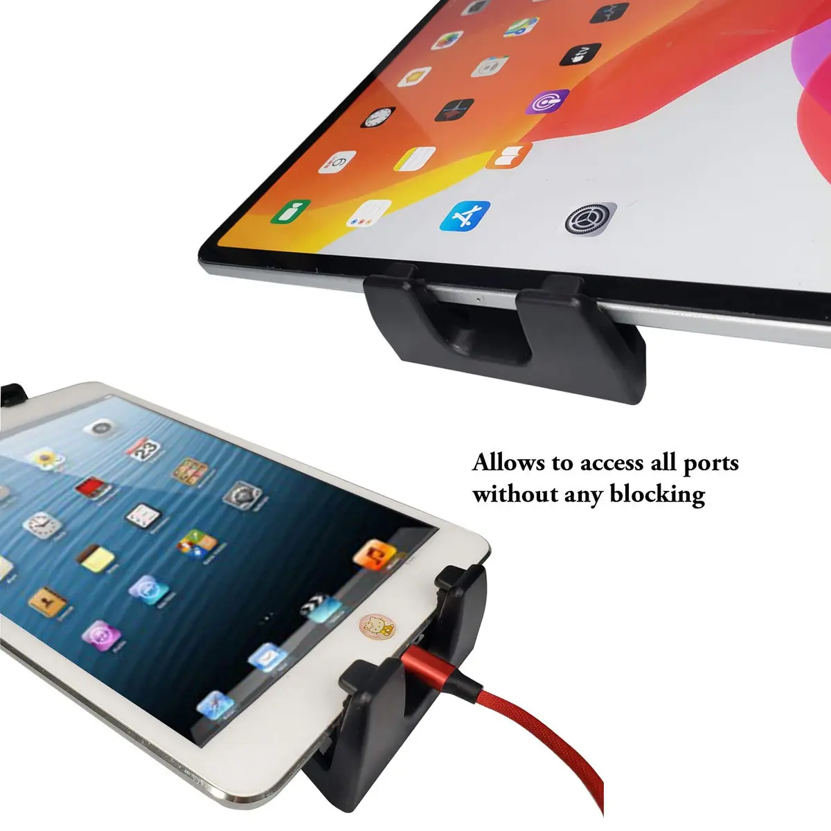 Peastrex Universal Tablet Tripod Mount Adapter with Bluetooth Remote | Fits 3.5-13.5in Devices - view 9