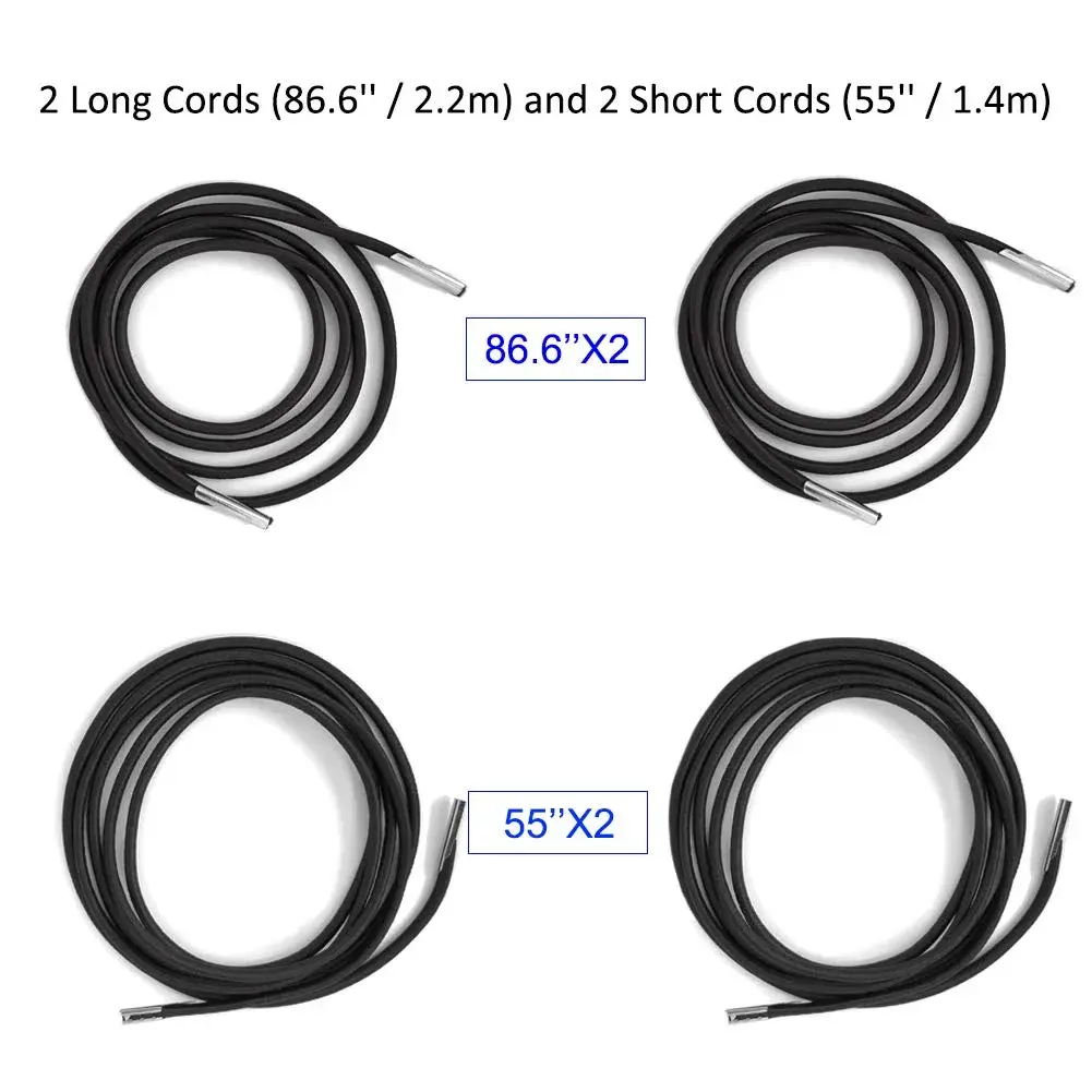 Bealuffe Replacement Recliner Cords 2.2m (86.6") & 1.4m (55") | Universal Fit for Zero Gravity Chairs - view 2
