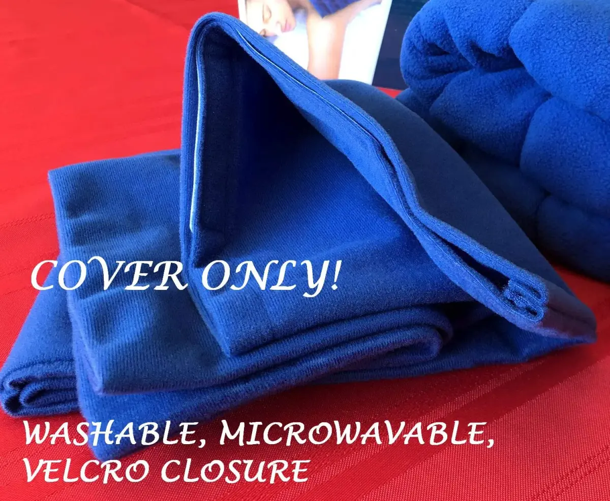 ComfortCloud Accessory Cover for XL Microwavable Heating Pad, Blue 53cm (21 inch) | Protects Heating Pads for All-Day Comfort - view 5