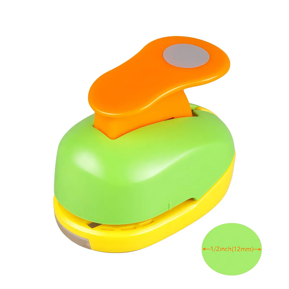 Wsyhomie 1/2 inch (12mm) Circle Craft Punch | For Paper Crafts & Scrapbooking - view 2