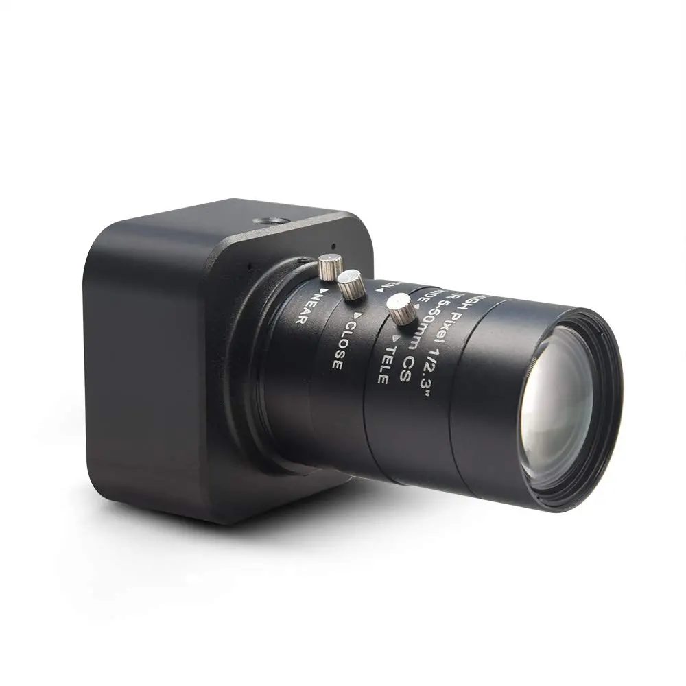 MOKOSE HD Webcam 3840x2160 | 5-50mm Telephoto Zoom, Manual Focus, USB 3.0, Windows/macOS/Linux/Android - main product image