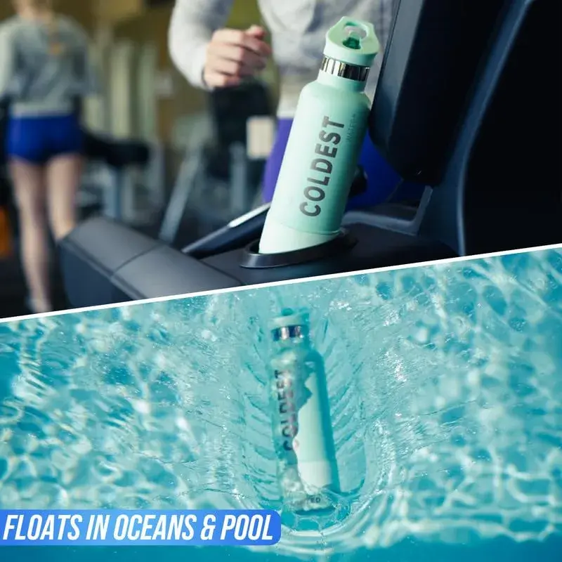 The Coldest Water Insulated Water Bottle with Straw Lid 890ml (30 oz) | Keeps Drinks Cold 36 Hrs, Hot 13 Hrs - view 8