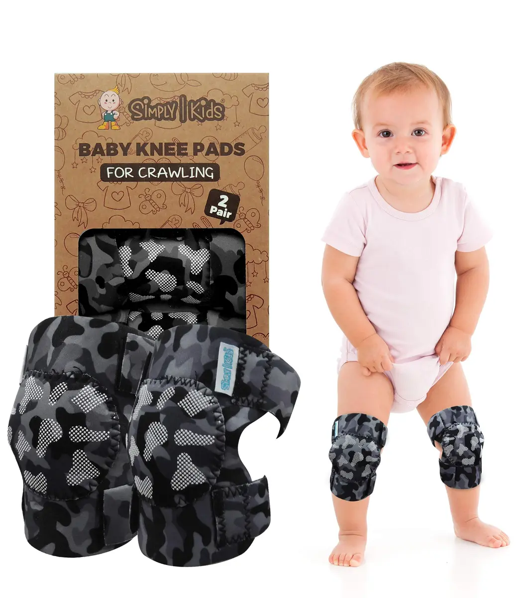 Simply Kids Baby Knee Pads for Crawling (2 Pairs) | CPSIA Certified Toddler Protector (70-120 chars) - main product image
