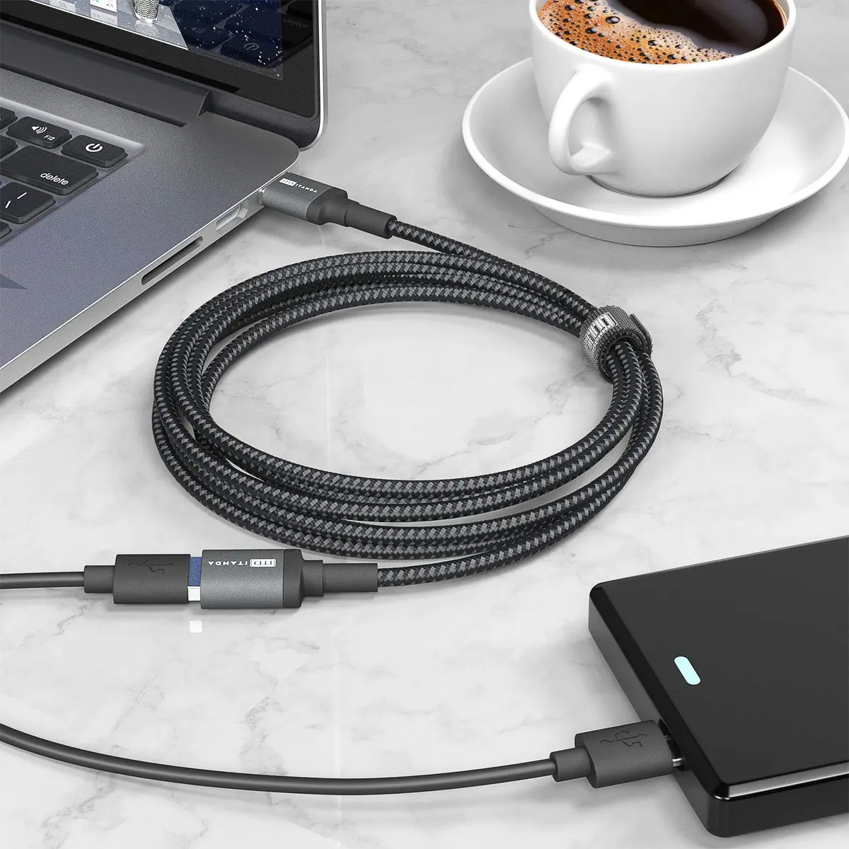 ITD ITANDA 10ft (3.05m) USB 3.0 Extension Cable | 5Gbps Data Transfer & Charging - view 9