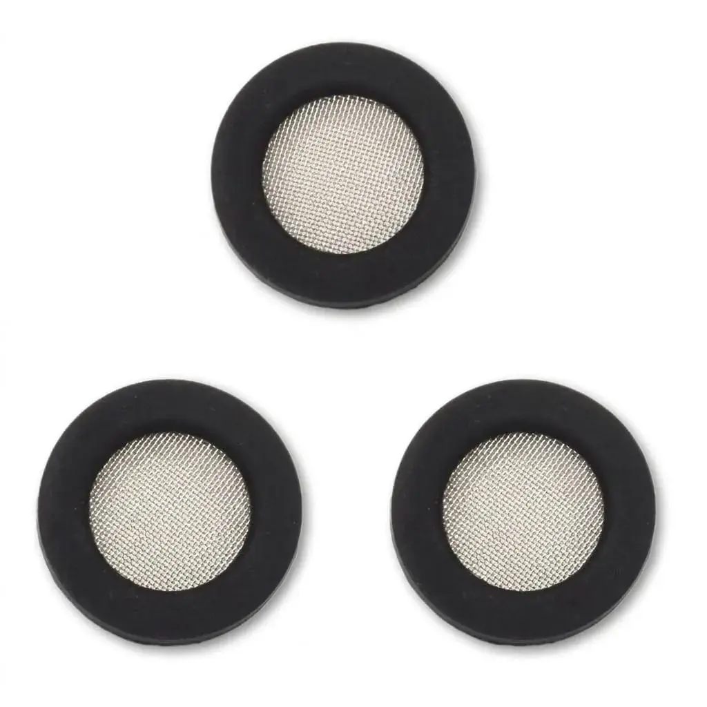 Olivia tree Shower Head Gasket Silicone Washer 3 Pcs (Black) | Prevents Leaks & Restricts Flow - main product image