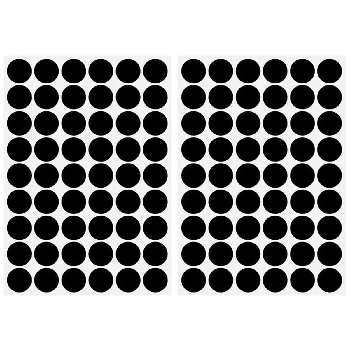 ZXUEZHENG Self-Adhesive Screw Hole Stickers Black 21mm (0.83") | Covers Furniture Screw Holes for a Clean Finish - main product image