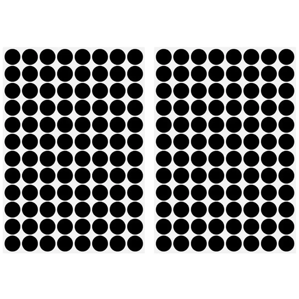 ZXUEZHENG Self-Adhesive Screw Hole Stickers 15mm (0.59") Black | 192 Pack for Furniture & Shelving - main product image