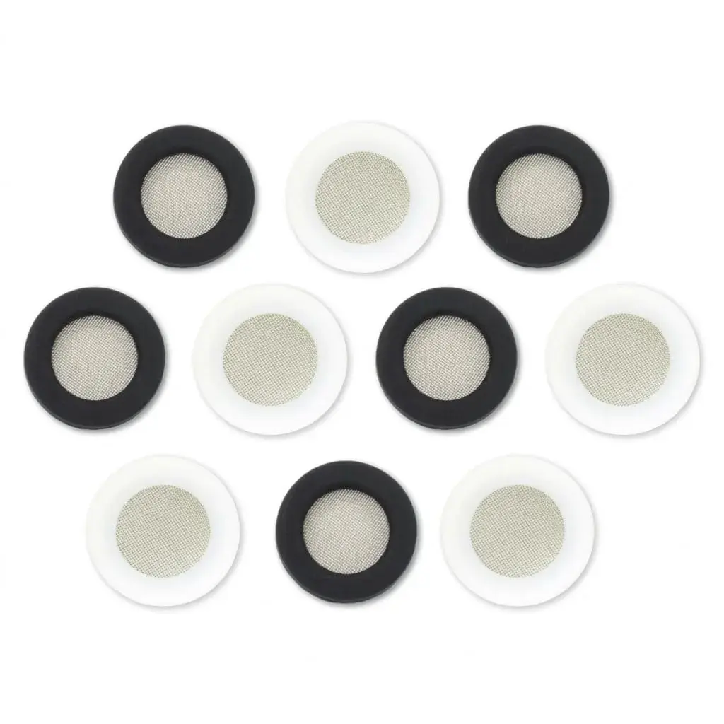 Olivia tree Black 20 pcs Silicone Washer Set | Prevents Leaks & Restricts Flow - main product image