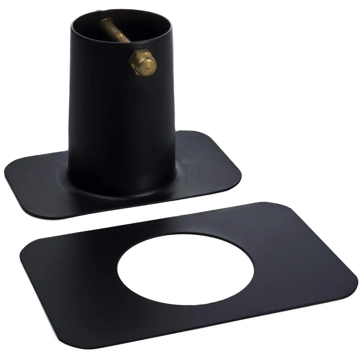 Monarch Rain Chains Gutter Adapter Black | Functional Water Flow Design for Heavy Rainfall - view 3