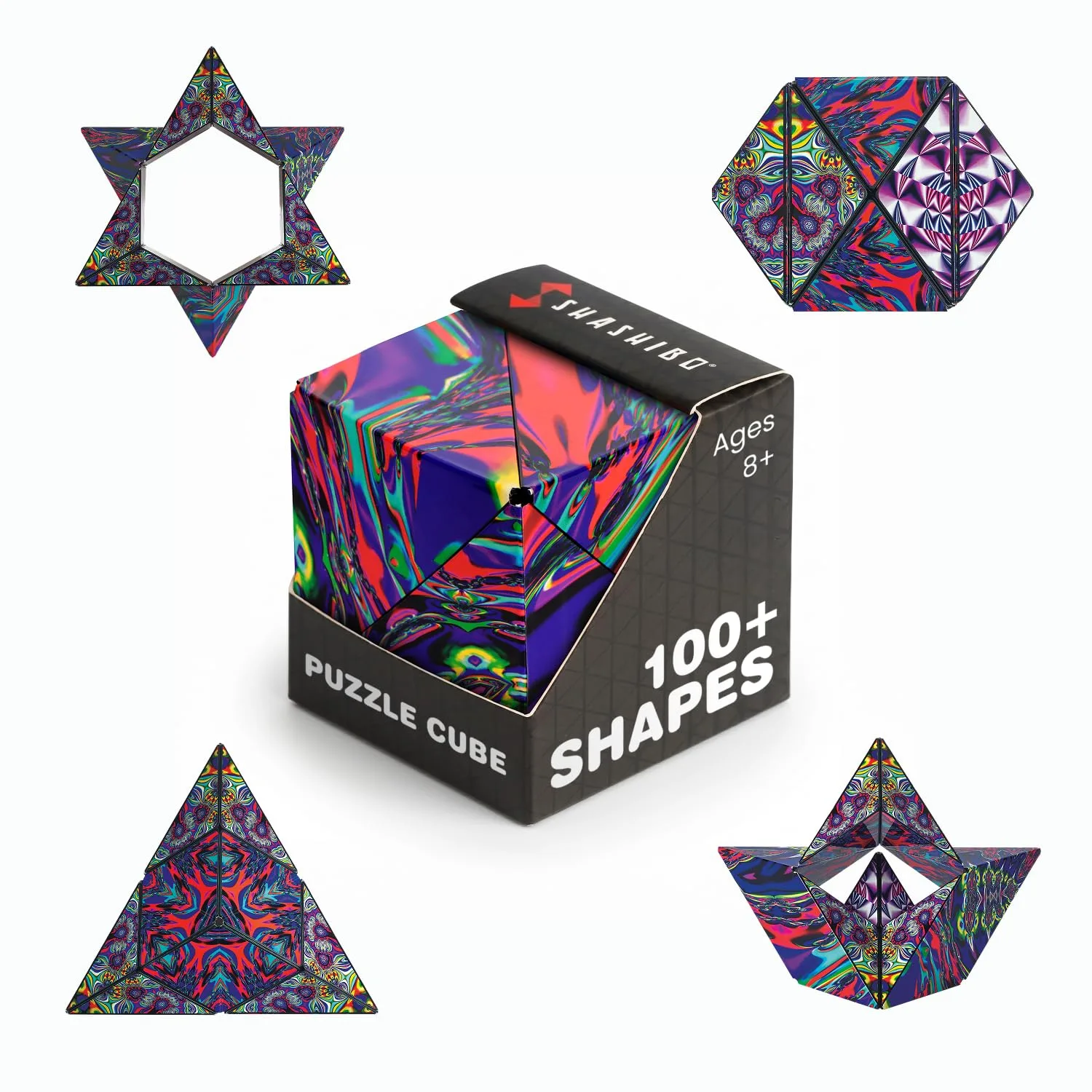 Shashibo Chaos Dodeca Shape Shifting Fidget Cube (100+ Shapes) | Educational STEM Toy for Kids & Adults - main product image