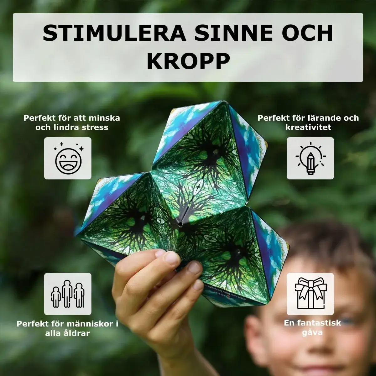 Shashibo DODECA Magnetic Puzzle Cube Chaos 5.8cm (2.3in) | STEM Educational Fidget Toy - view 4