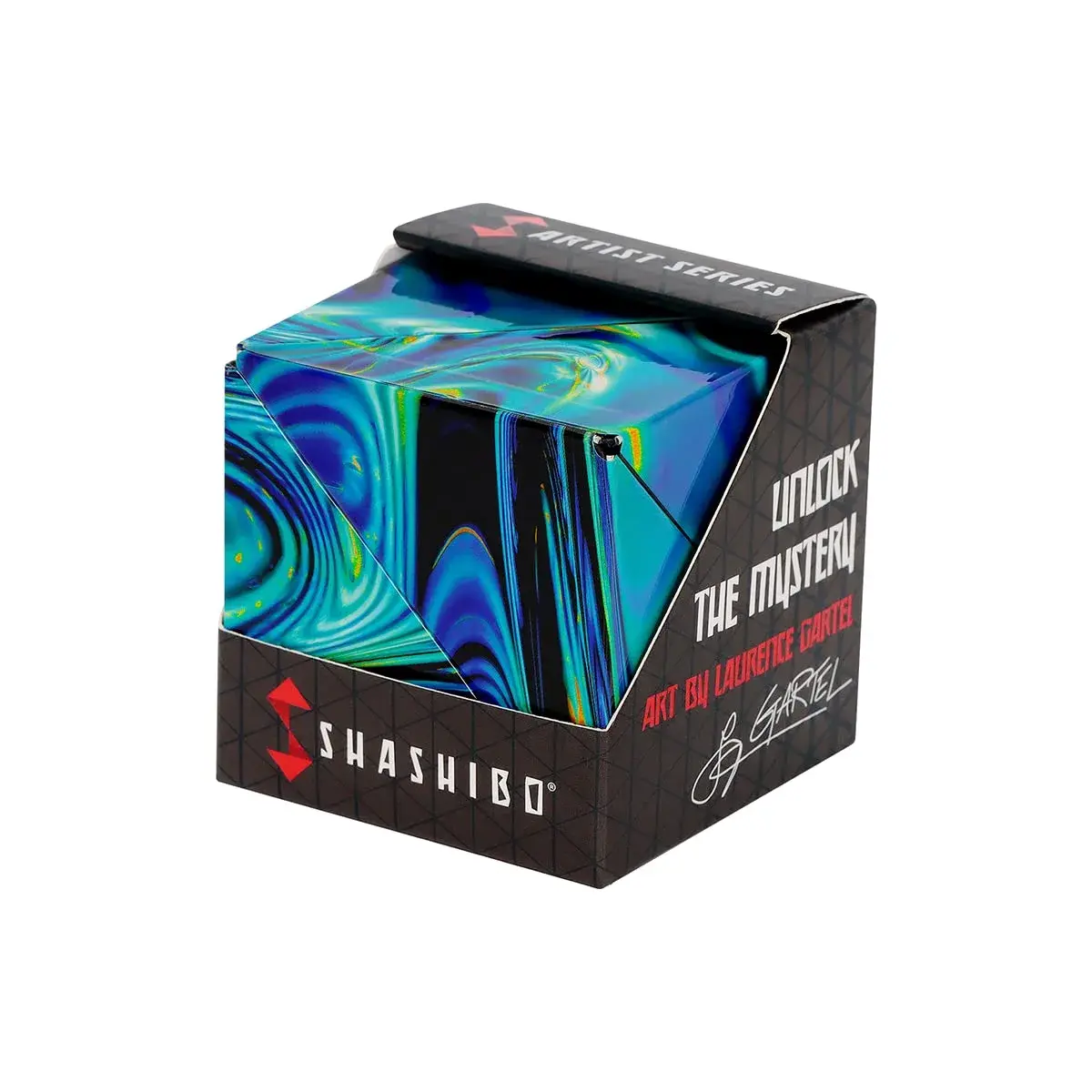 Shashibo DODECA Magnetic Puzzle Cube Mystic Ocean 5.8cm (2.3in) | STEM Educational Fidget Toy - main product image