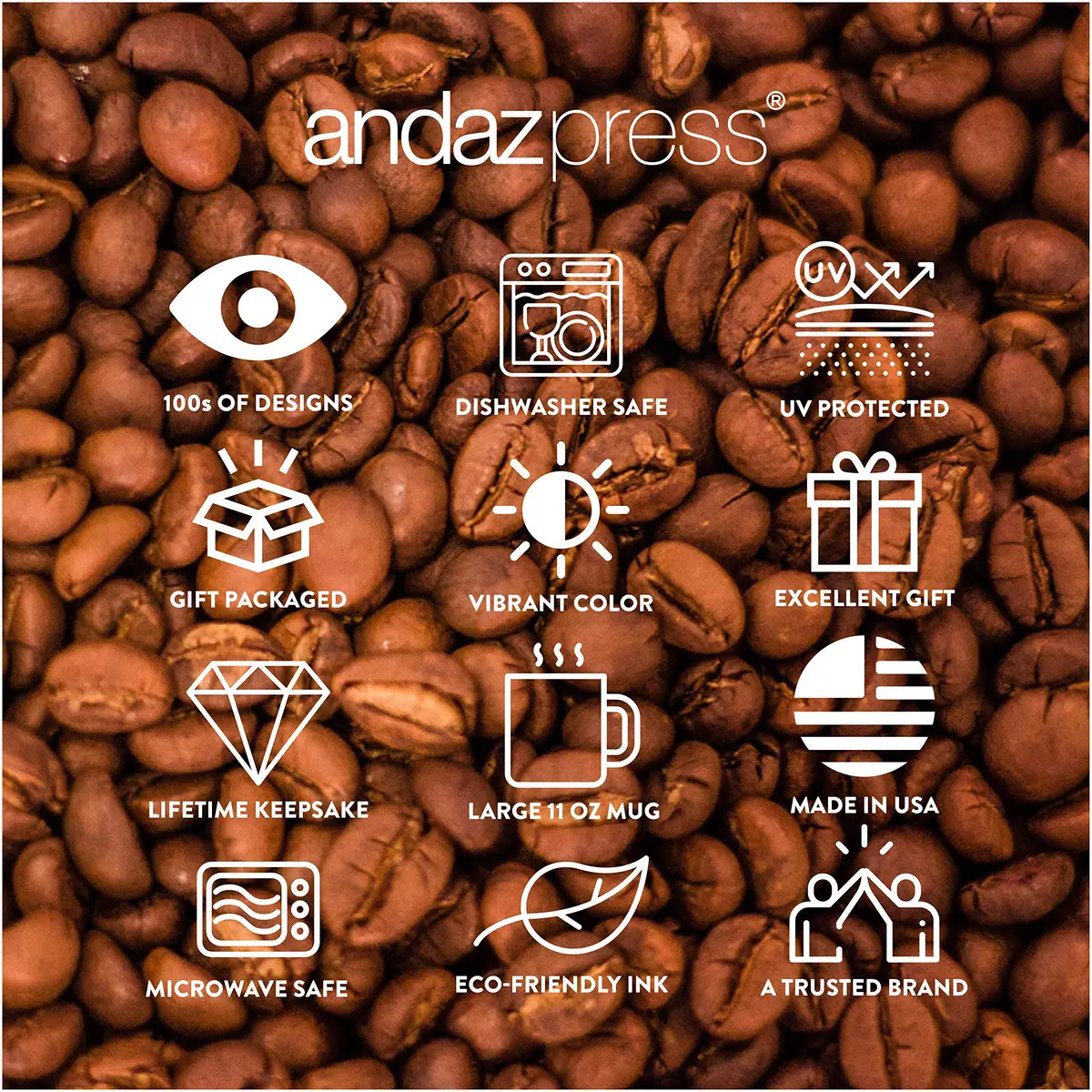 Andaz Press Funny Rude 11oz Ceramic Coffee Mug Gift | Thanks For Being An Awesome Friend Keep That Sht Up - view 6
