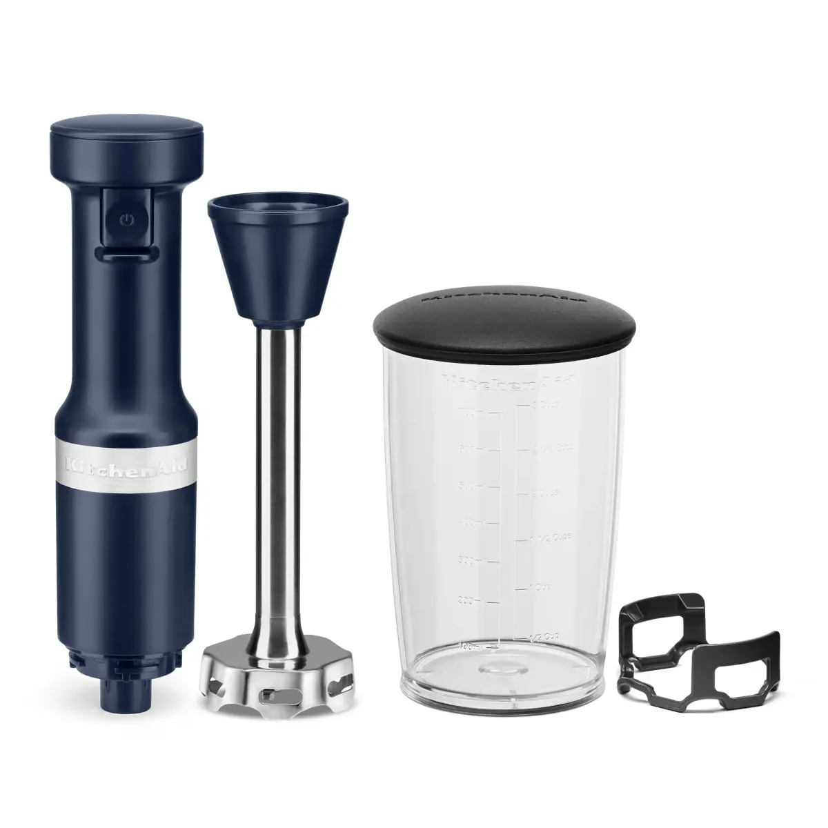 KitchenAid Variable Speed Corded Hand Blender KHBV53 Ink Blue 180W (0.26 L) | Blends Smoothies, Soups, Sauces - view 3