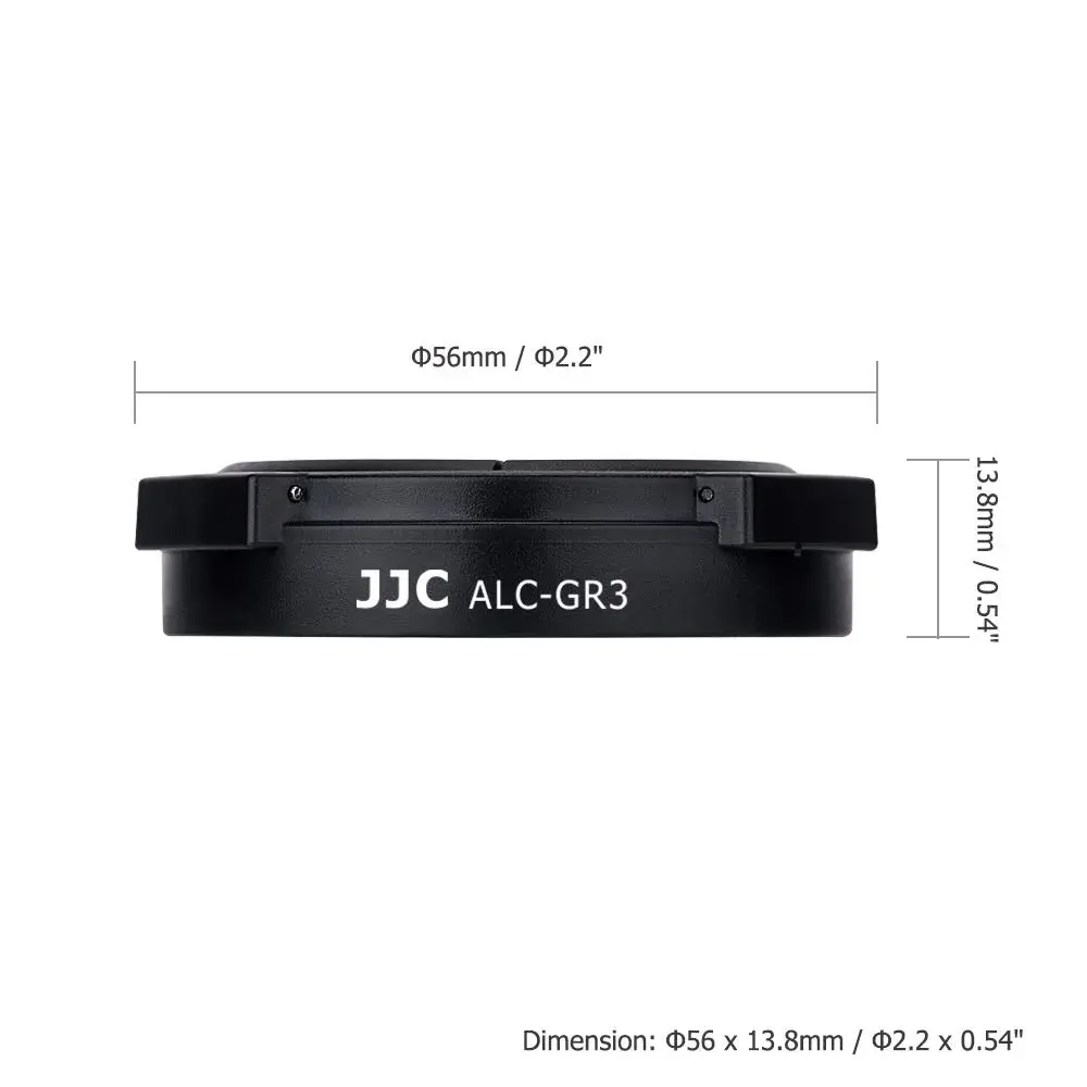 JJC Auto Lens Cap for Ricoh GR III GR III HDF, 56mm (2.2 inches) Diameter | Protects Lens from Dust, Moisture & Scratches - view 8