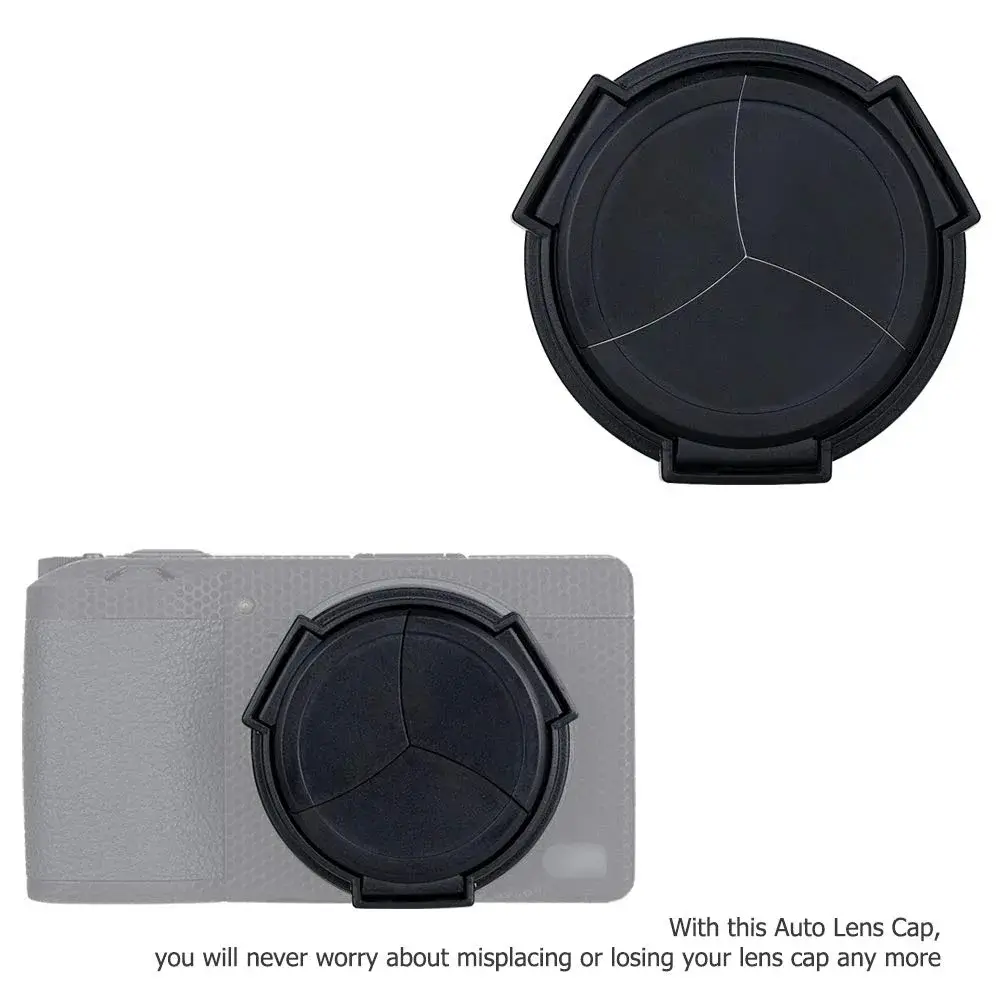 JJC Auto Lens Cap for Ricoh GR III GR III HDF, 56mm (2.2 inches) Diameter | Protects Lens from Dust, Moisture & Scratches - view 2