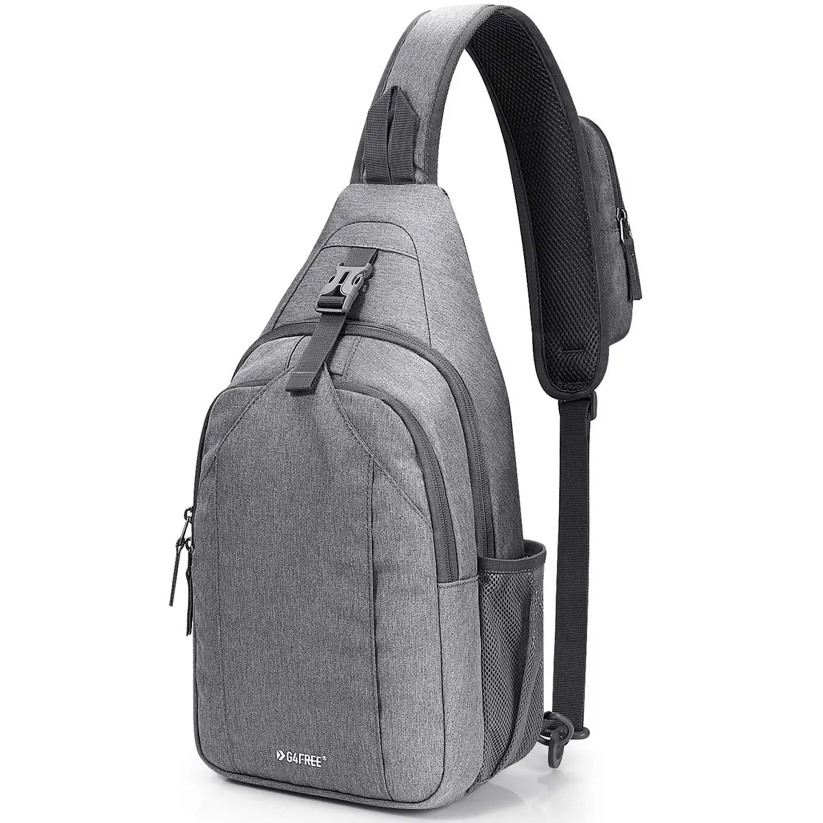 G4Free Sling Bag for Men Women | RFID Blocking Crossbody Travel & Daily Use (Large Grey) - main product image