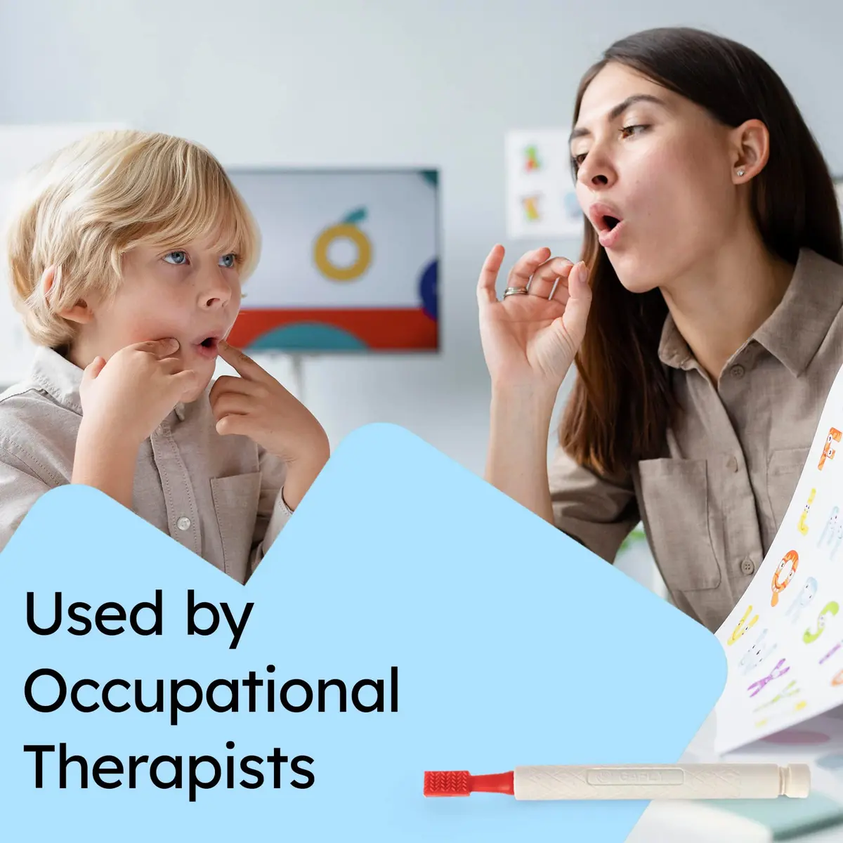 Gafly Therapeutics Therapen Oral Motor Therapy Tools for Speech and Feeding, 5 Heads (1 Count) - view 7
