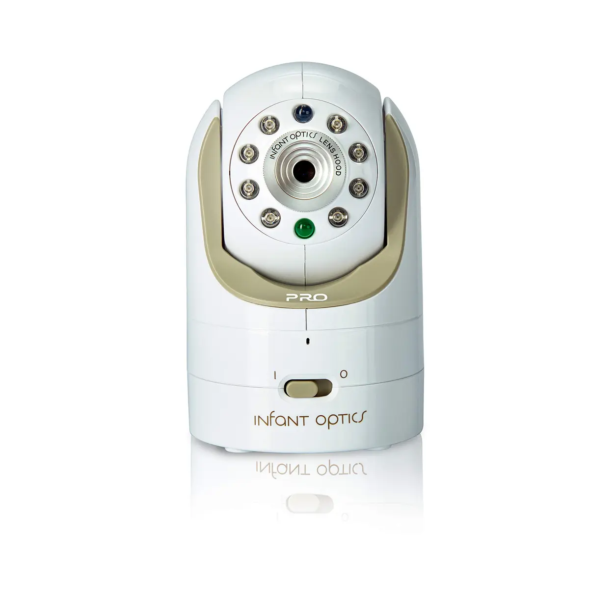 Infant Optics White Security Camera | 720p HD Video, Remote Pan/Tilt/Zoom, Night Vision (1 Count) - main product image