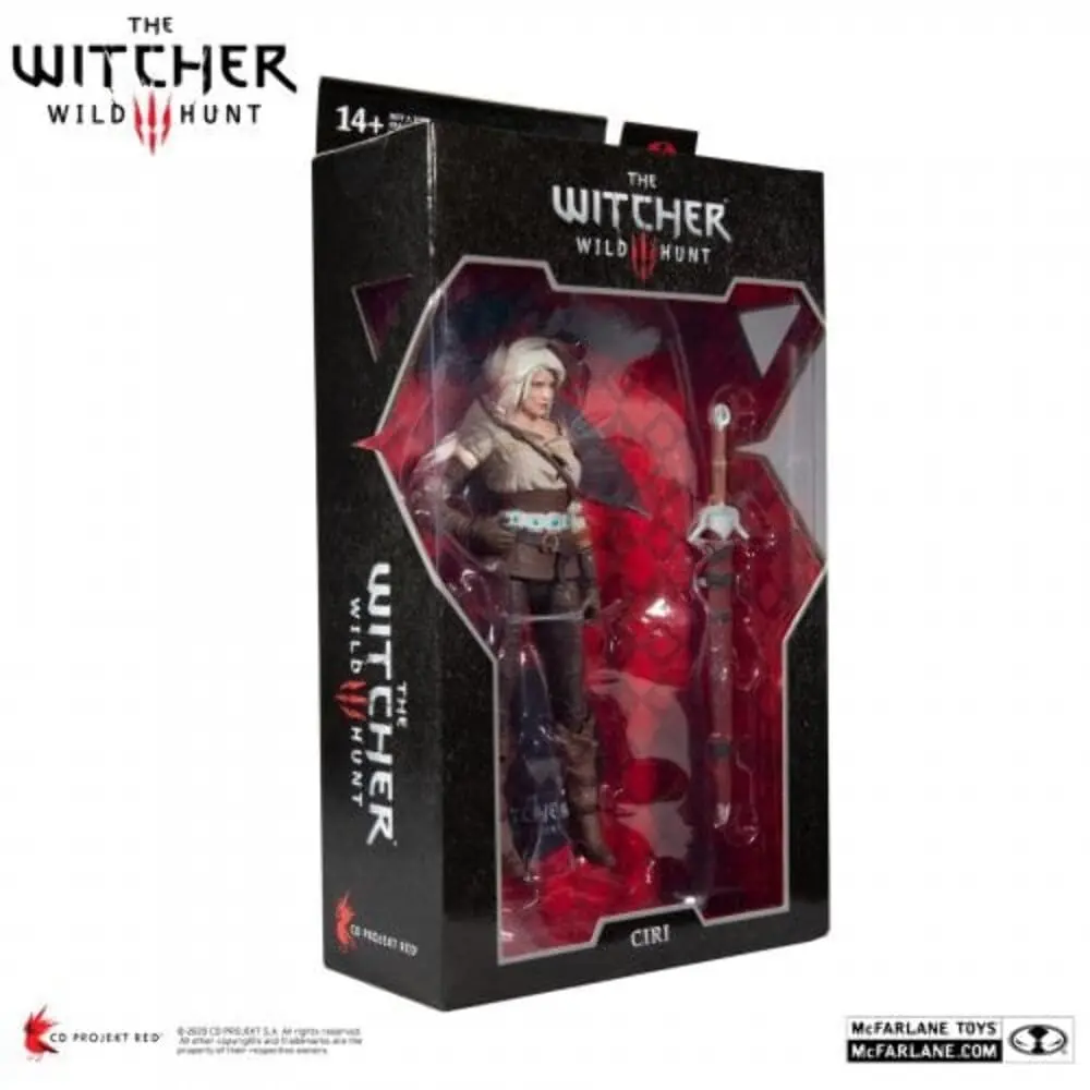 McFarlane Toys Witcher Gaming 7" Ciri Action Figure | Detailed, Fully Articulated, Wave 2 - view 2