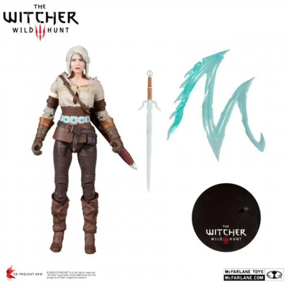 McFarlane Toys Witcher Gaming 7" Ciri Action Figure | Detailed, Fully Articulated, Wave 2 - view 3