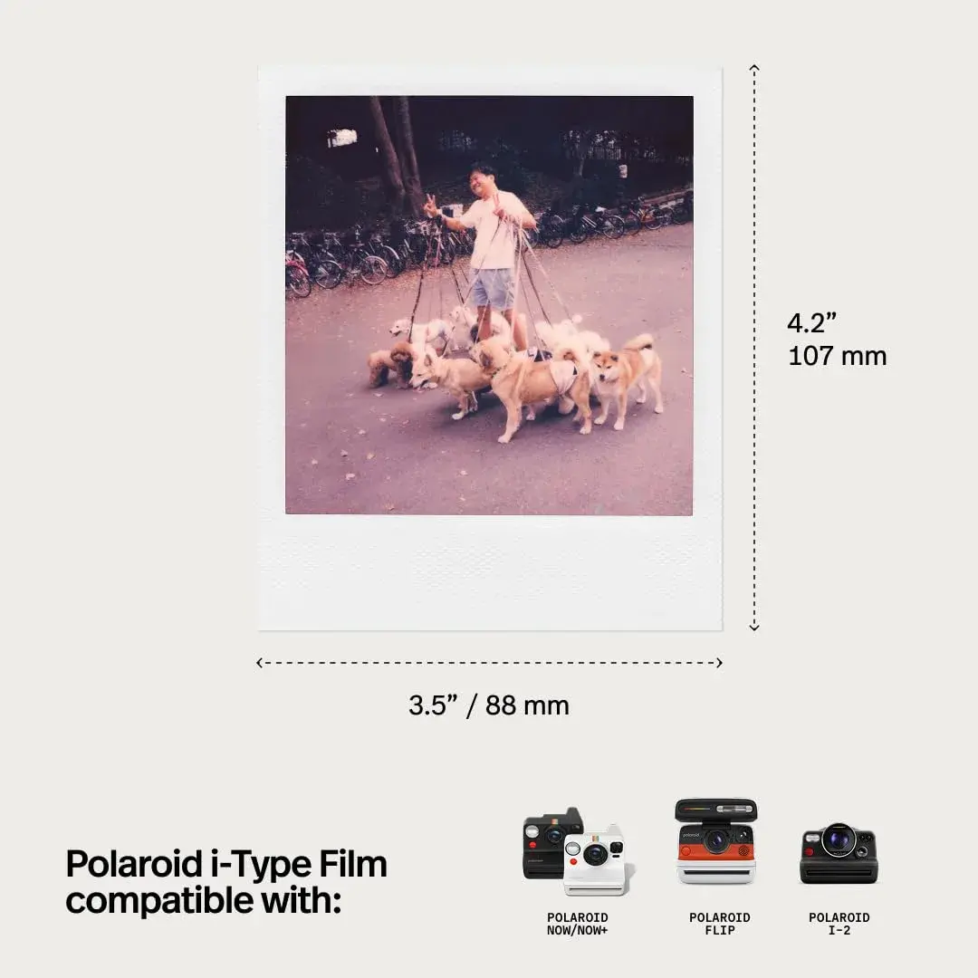 Polaroid i-Type Color Film - Golden Moments Edition Double Pack (16 Photos, Gold Frame) | Instant Film for Polaroid i-Type Cameras - view 4