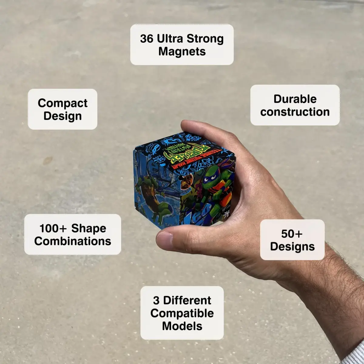 Shashibo DODECA Magnetic Puzzle Cube Elements 6.4cm (2.5in) | STEM Educational Toy for Kids & Adults - view 7