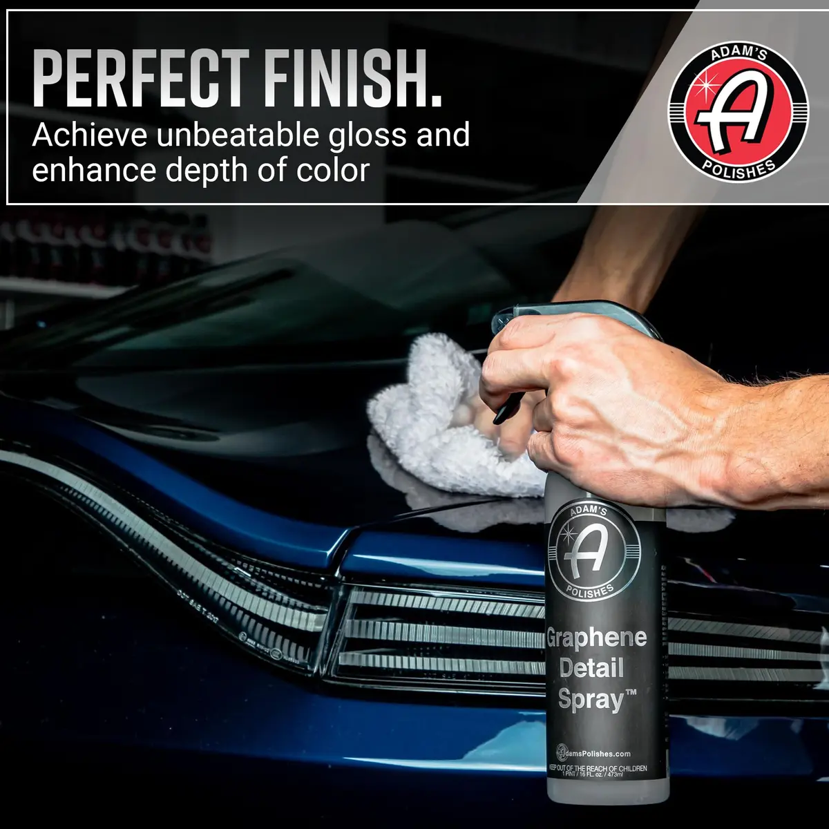 Adam's Polishes Graphene Detail Spray 16 fl oz | Waterless Car Coating & Protection - view 3